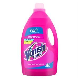 Vanish Fabric Stain Remover Liquid 4Ltr Regular