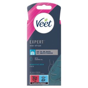 Veet Expert Face Wax Strips 20s