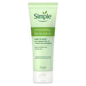 Simple Smoothing Facial Scrub 75ml Kind To Skin