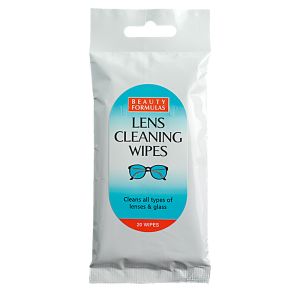 Beauty Formulas Lens Cleaning Wipes 20'S