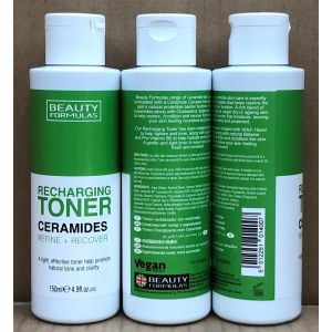 Beauty Formulas Recharging Toner with Ceramides 150ml