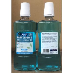 Active Daily Defence Mild Mint Mouthwash 500ml