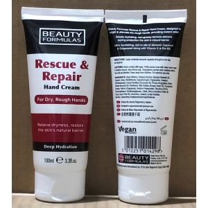 Beauty Formulas Rescue & Repair Hand Cream 100ml