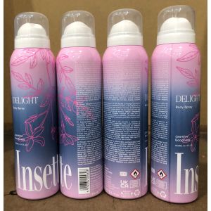 Insette Ladies Body Spray 150ml Delight (Purple)