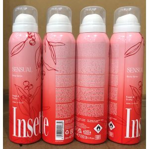 Insette Ladies Body Spray 150ml Sensual (Blue)