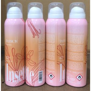 Insette Ladies Body Spray 150ml Passion (Red)