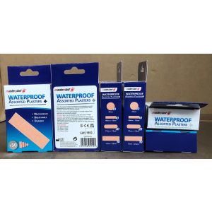 Masterplast Asst W/Proof Plasters 50Pk
