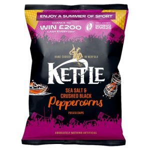 Kettle Sea Salt & Crushed Black Peppercorns 130g