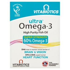 Vitabiotics Ultra Omega 3 High Purity Fish Oil Capsules 60