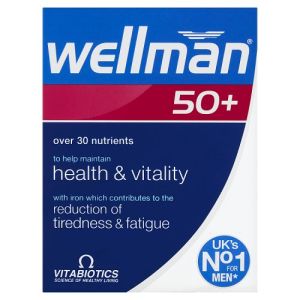 Vitabiotics Wellman Tabs 50+ 30s