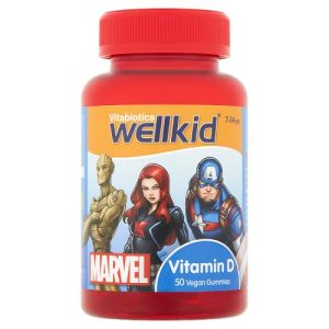 Vitabiotics Wellkid Gummies Marvel Vitamin D 50S