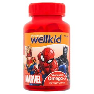 Vitabiotics Wellkid Gummies Marvel Omega-3 50S