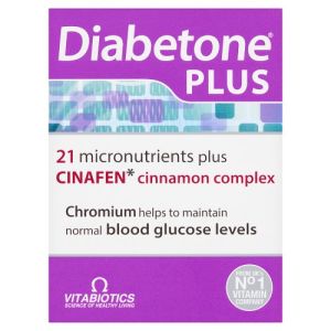 Vitabiotics Diabetone Plus Omega-3 Capsules & Tablets 56