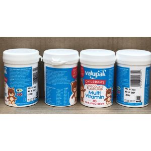 Valupak Multi Vitamin Chewable Oad Tablets 30S