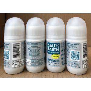 Salt of the Earth Unscented Refillable Roll-On Deodorant  75ml