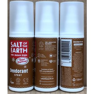 Salt of the Earth Spiced Gingerbread Deodorant Refillable Spray 100ml