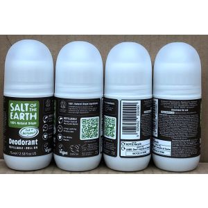 Salt of the Earth Oud & Bergamot Refillable Roll-On Deodorant  75ml