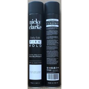 Nicky Clarke Hairspray 750ml Firm Hold