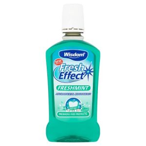 Wisdom Fresh Effect Freshmint Mouthwash 500ml