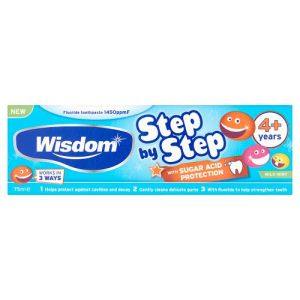 Wisdom T/Paste 75ml Step by Step Cavity Defense
