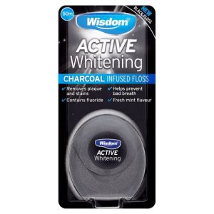 Wisdom Active Whitening - Charcoal Floss