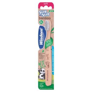 Wisdom Toothbrush Step by Step  Bamboo Soft