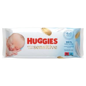 Huggies Baby Wipes 56s Pure Gold