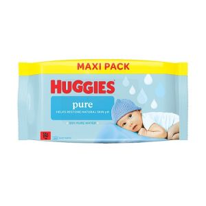 Huggies Baby Wipes 60s Pure Plastic Free
