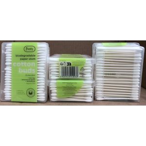 Pretty Cotton Buds - 200 Paper Stem