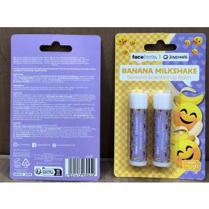 Face Facts x JoyPixels Lip Balms - Banana Milkshake