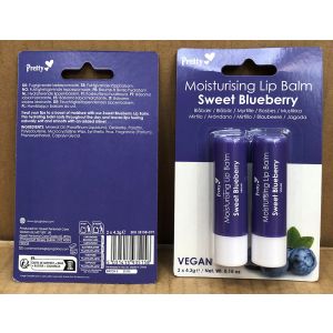 Pretty Moisturising Lip Balm – Sweet Blueberry