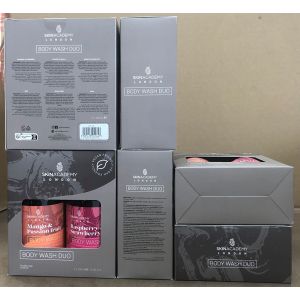 Skin Academy London Body Wash Twin Pack - Mango  +  Raspberry 2x500ml