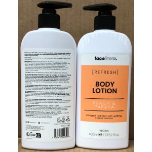 Face Facts Body Lotion - Peach & Papaya 400ml