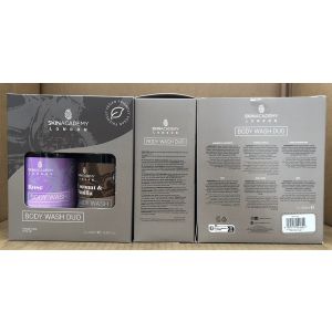 Skin Academy London Body Wash Twin Pack -  Rose  +  Coconut & Vanilla 2x500ml