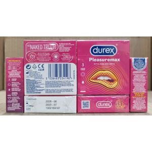 Durex Condoms 3s Pleasuremax