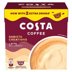 Costa Nescafe Dolce Gusto Compatible One Pod Latte 160g