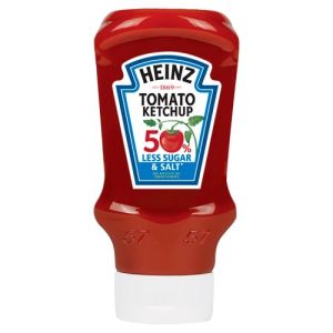 Heinz Tomato Ketchup Less Salt / Sugar 400Ml