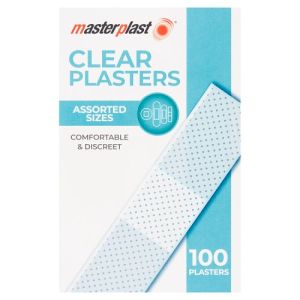 Masterplast Asst Clear Plasters 100Pk