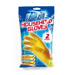 Duzzit Household Gloves Large 2Pk