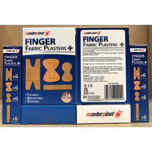 Masterplast Fabric Finger Plasters 24pk