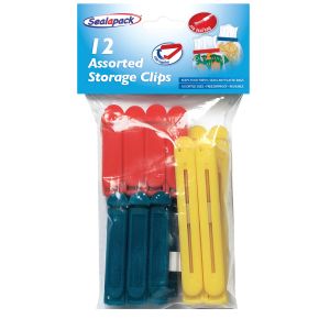 Sealapack Bag Clip S/12 Asst Colours