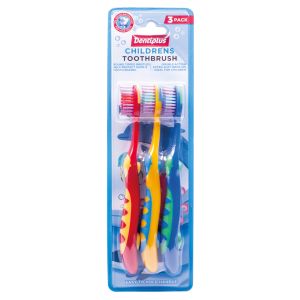 Dentiplus Kids Toothbrush 3Pk