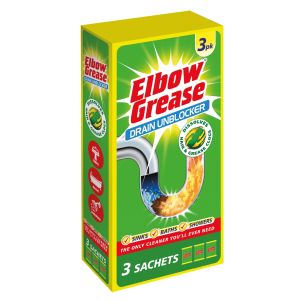 Elbow Grease Drain Unblocker Sachets 3X25G