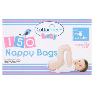 Cotton Tree Fragranced Nappy Bags 150Pk 