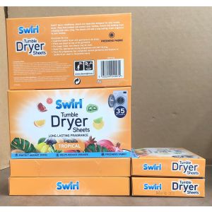Swirl Laundry Sheets Tropical 35Pk