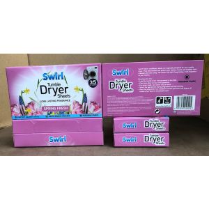 Swirl Laundry Sheets Spring Fresh 35Pk