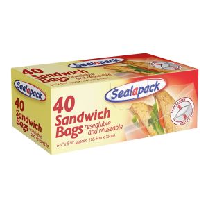 Sealapack 40Pk Sandwich Bags