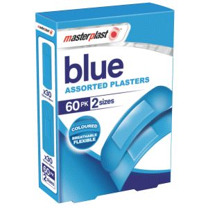 Masterplast Blue Plasters 60Pk