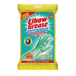 Elbow Grease Eg 1 Pk Aqua Anti-Bac Bath Gloves - M