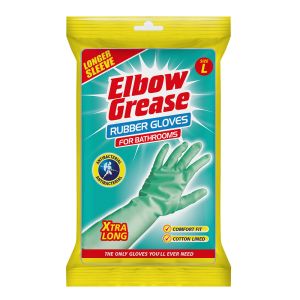 Elbow Grease Eg 1 Pk Aqua Anti-Bac Bath Gloves - L